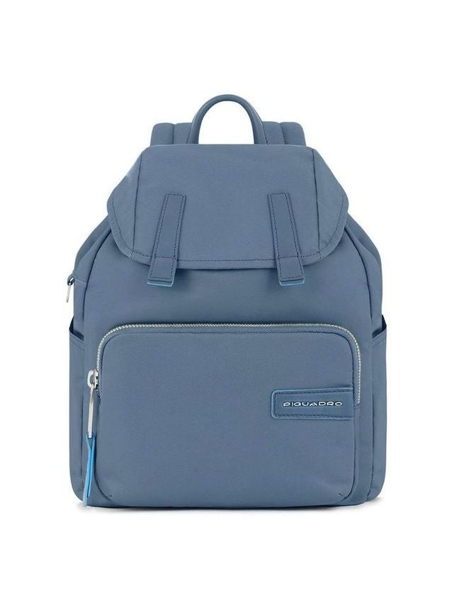 Piquadro Recycled Nylon Backpack — Blue, view 2