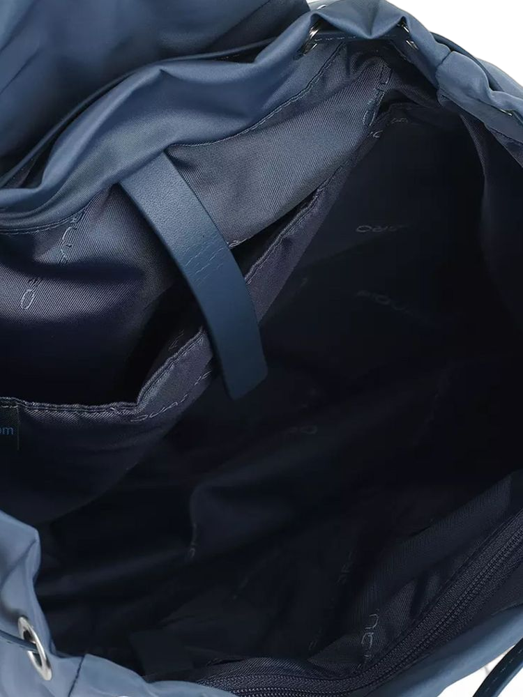 Piquadro Recycled Nylon Backpack — Blue, view 3