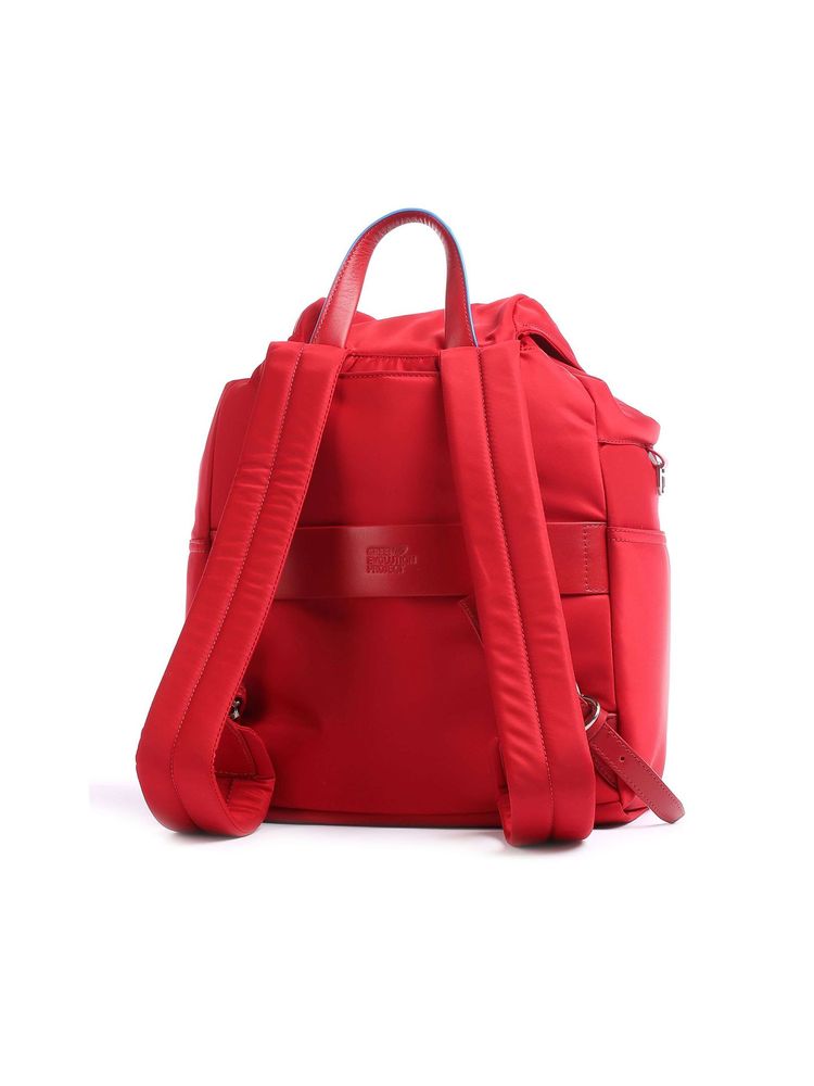 Piquadro Recycled Nylon Backpack — Red, view 2