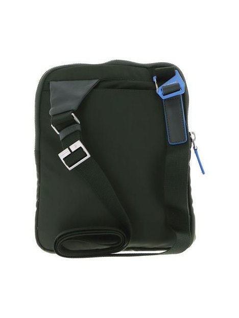 Piquadro Recycled Nylon Crossbody Bag — Green, view 2