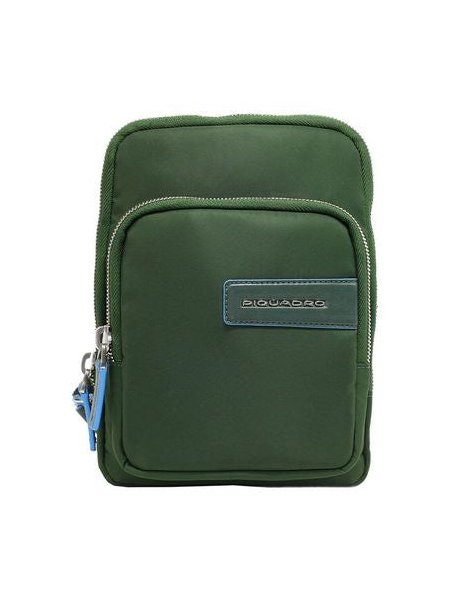 Piquadro Ryan Crossbody Bag — Green, view 2