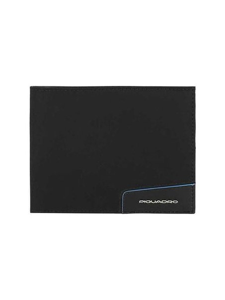 Piquadro Recycled Nylon Wallet — Black by Piquadro
