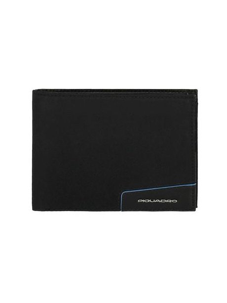 Piquadro Recycled Nylon Wallet — Black, view 2