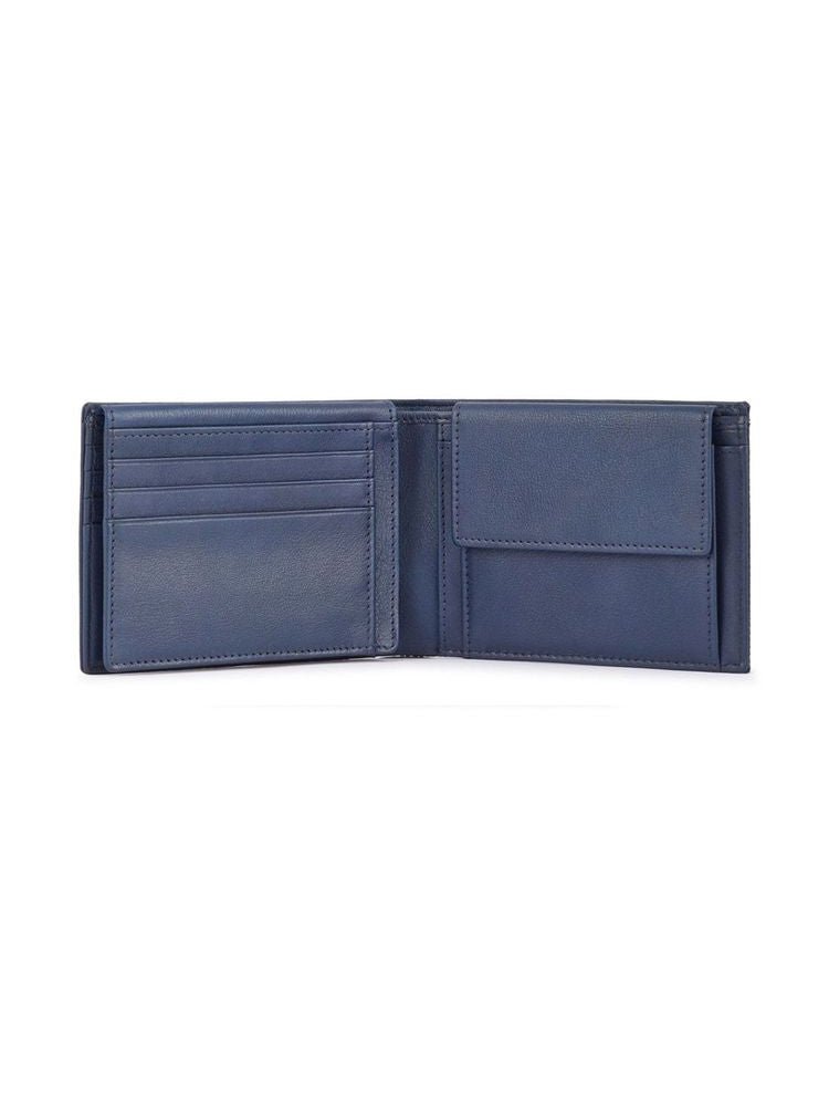 Piquadro Recycled Polyester Wallet — Blue by Piquadro