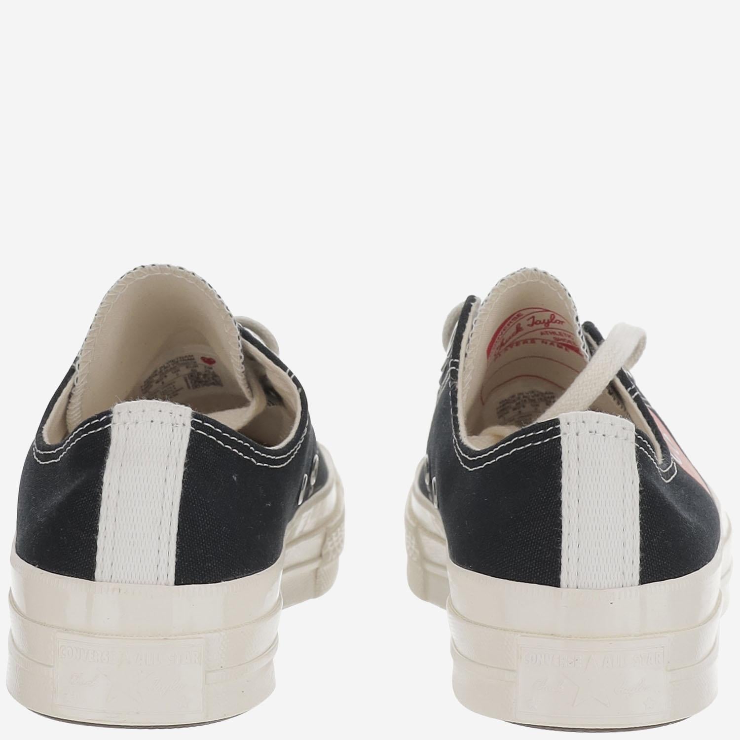 Play Canvas Lace-Up Sneakers — Black by Play