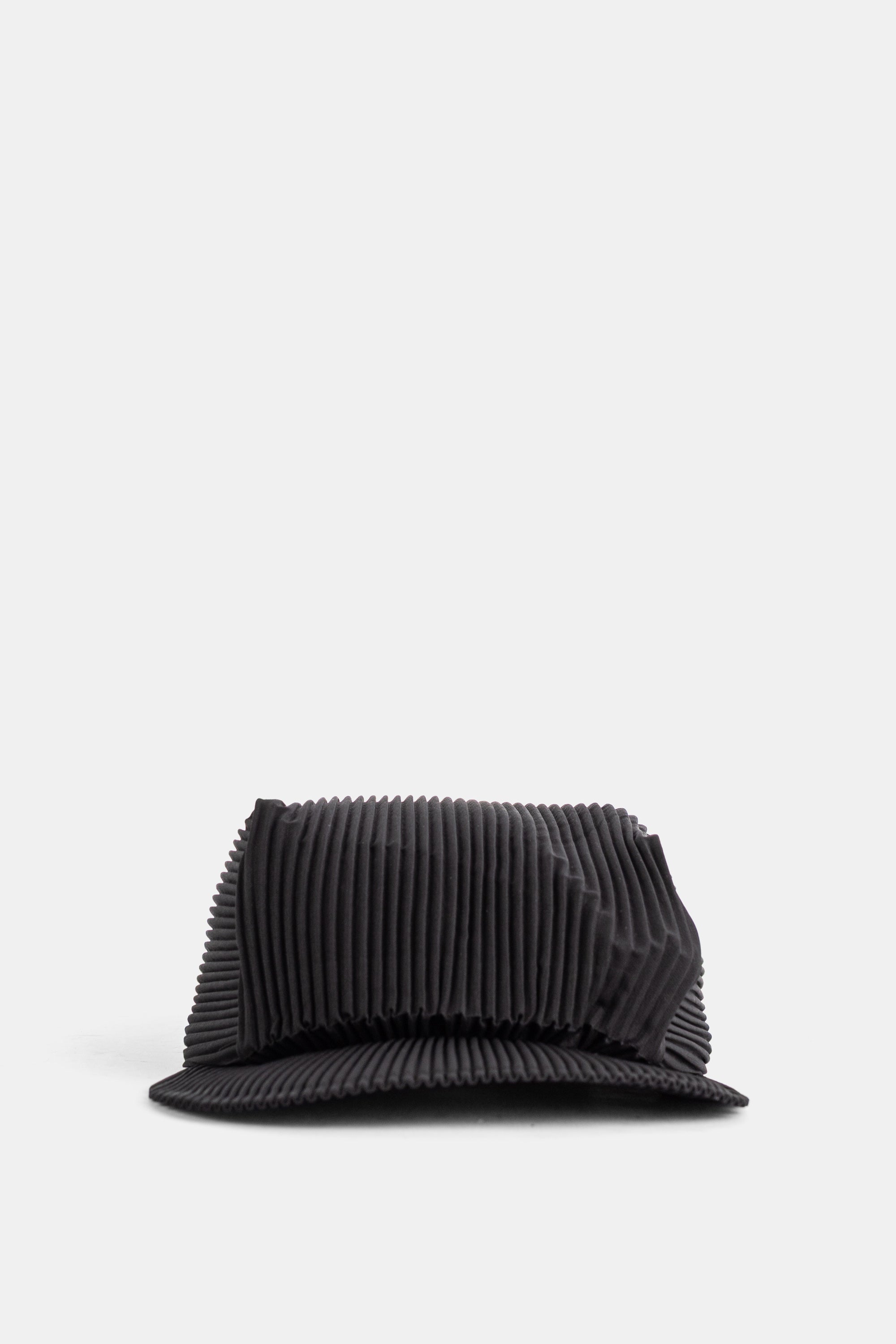 Pleats Please Issey Miyake PP69AA861 Pleated Baseball Cap — Black, view 5