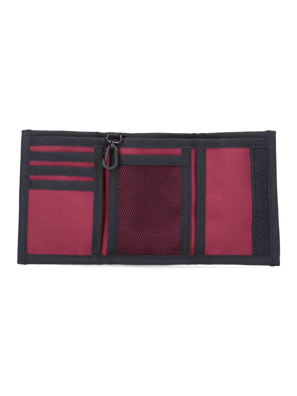Polar Skate Logo-Embroidered Trifold Wallet — Red, view 2