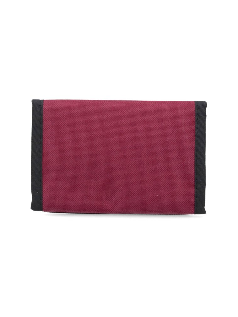 Polar Skate Logo-Embroidered Trifold Wallet — Red, view 3