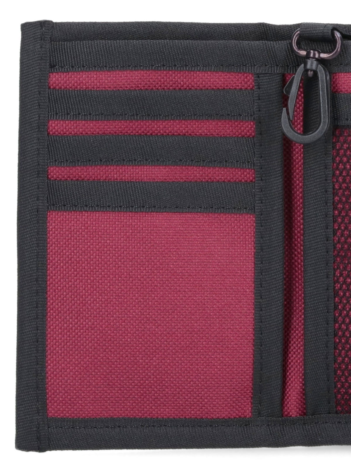 Polar Skate Logo-Embroidered Trifold Wallet — Red, view 4