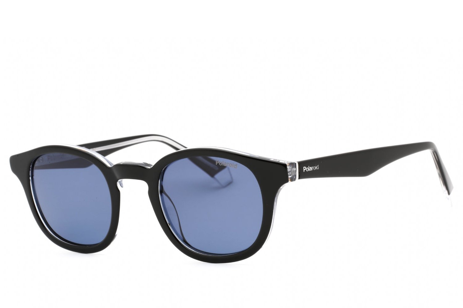 Polaroid Core PLD2103SX Polarized Round Sunglasses — Black by Polaroid Core