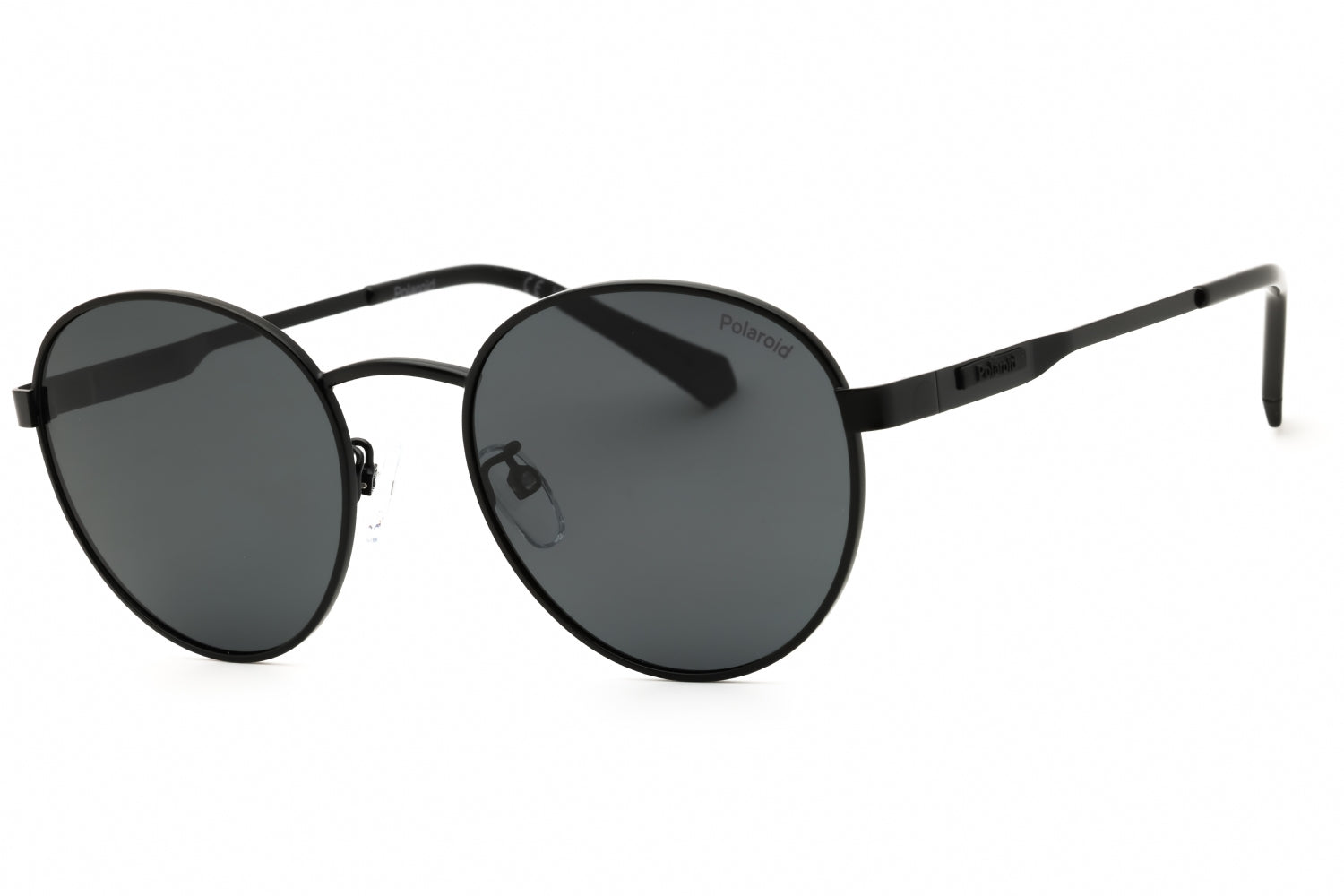 Polaroid Core PLD2144GSX Round Metal Polarized Sunglasses — Silver by Polaroid Core