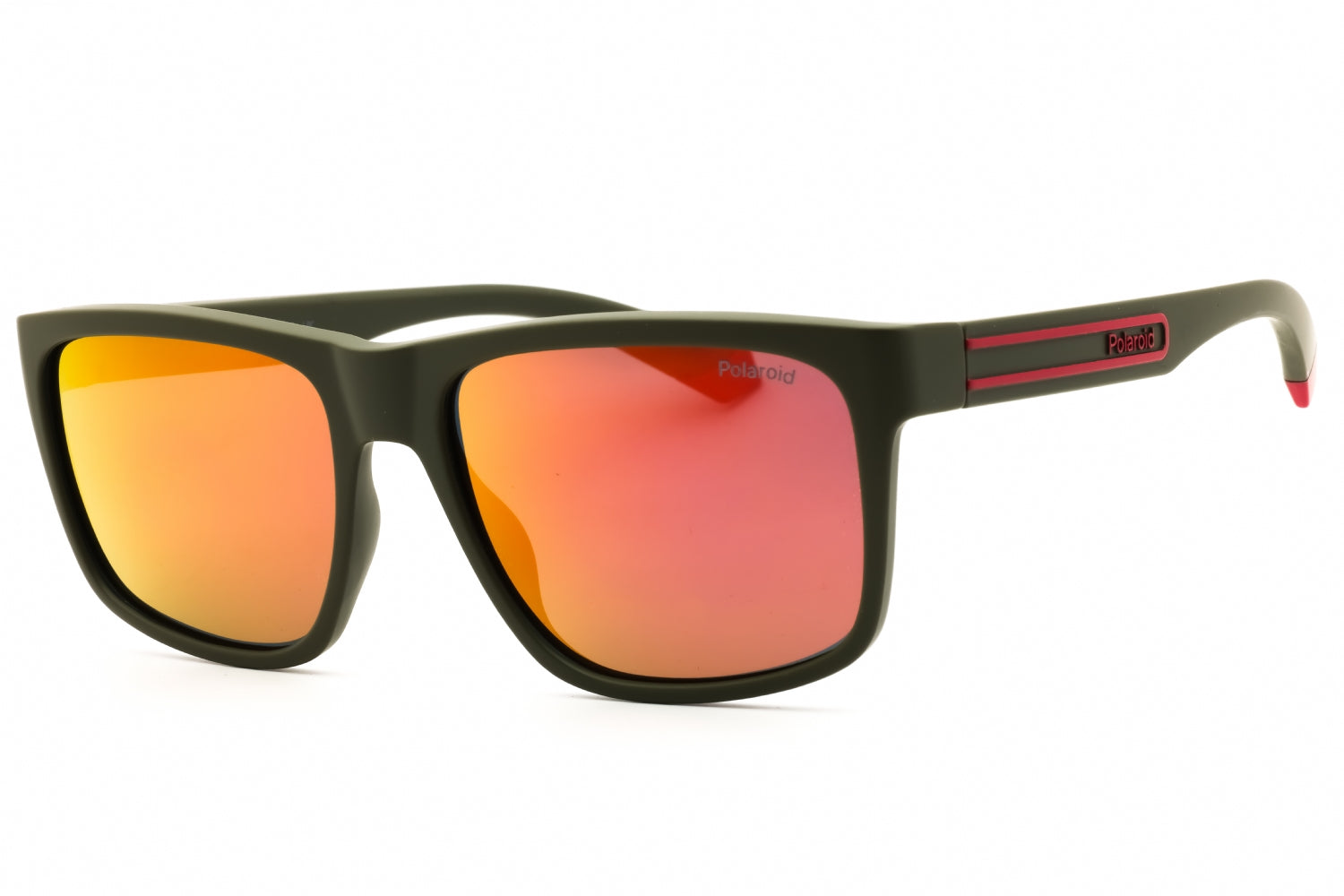 Polaroid Core PLD2149S Gradient Orange Mirror Sunglasses — Green by Polaroid Core