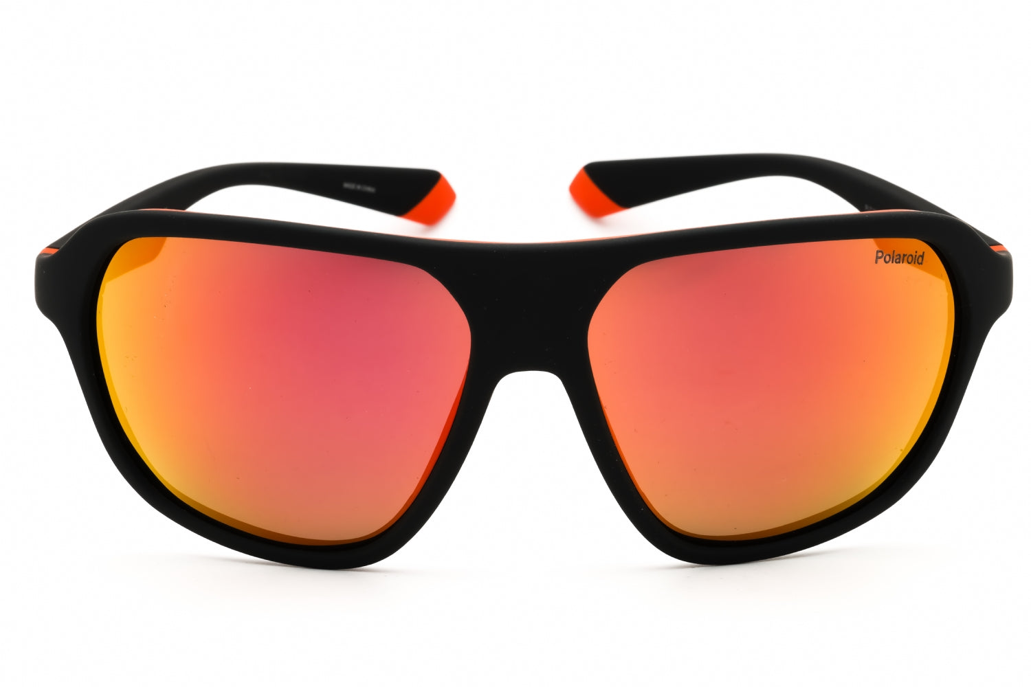 Polaroid Core PLD2152S Polarized Mirror Sunglasses — Black, view 2