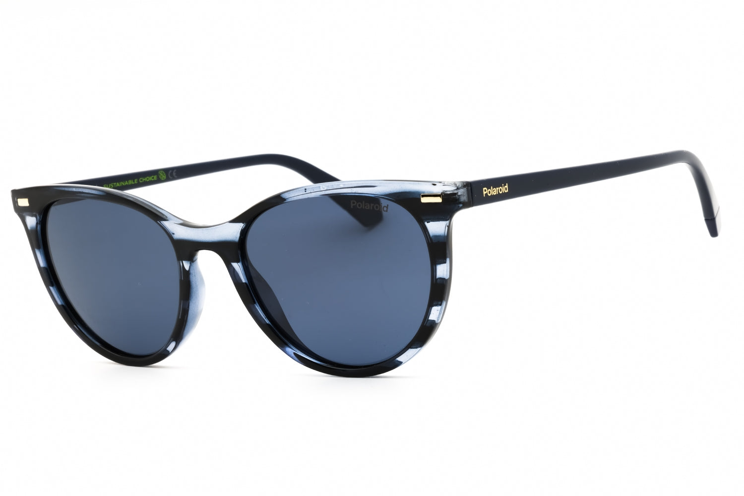 Polaroid Core PLD4107S Polarized Round Sunglasses — Black by Polaroid Core