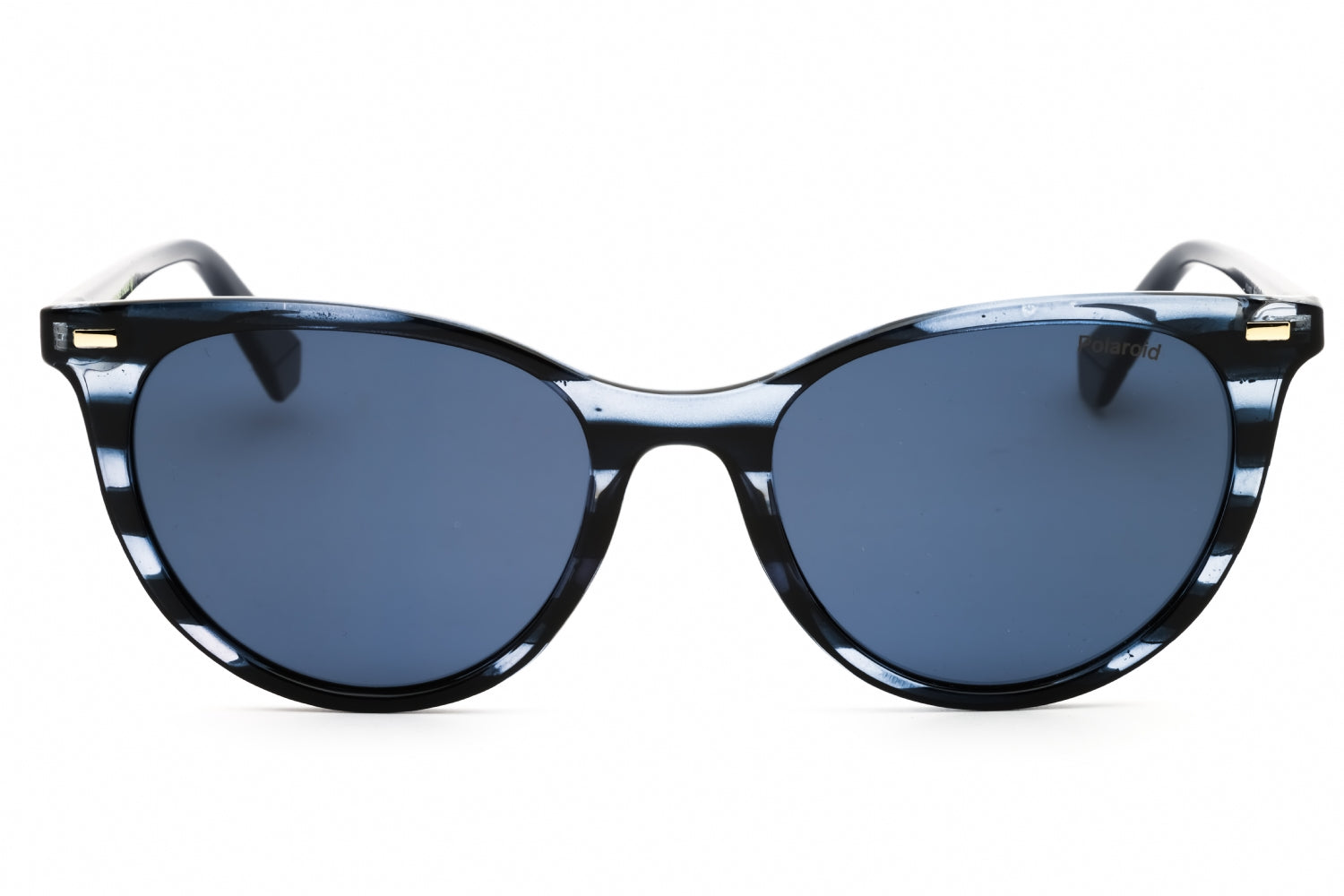 Polaroid Core PLD4107S Polarized Round Sunglasses — Black, view 2