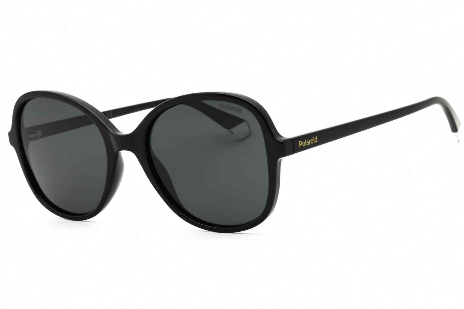 Polaroid Core PLD4136S Polarized Oval Sunglasses — Black by Polaroid Core