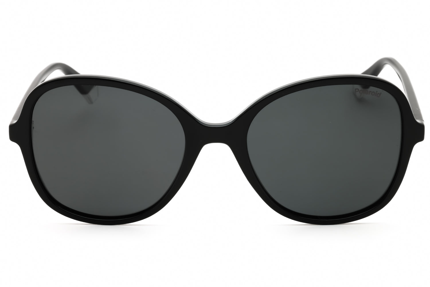 Polaroid Core PLD4136S Polarized Oval Sunglasses — Black, view 2