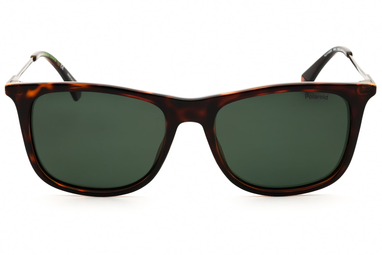 Polaroid Core PLD4145SX Polarized Rectangular Sunglasses — Brown, view 2