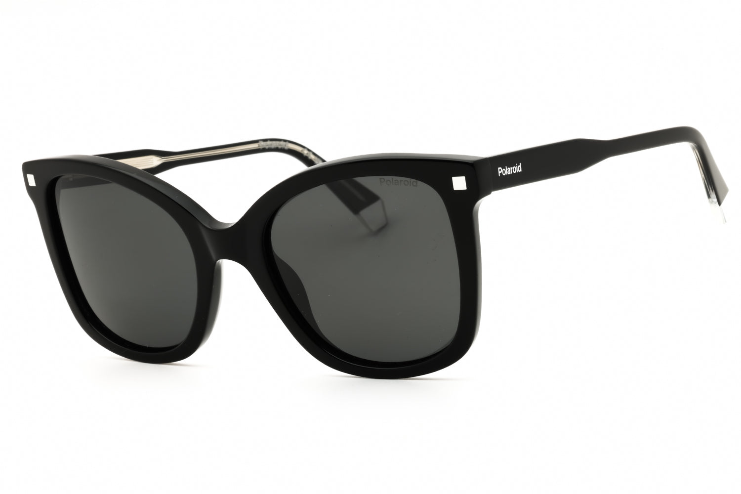 Polaroid Core PLD4151SX Polarized Cat-Eye Sunglasses — Black by Polaroid Core