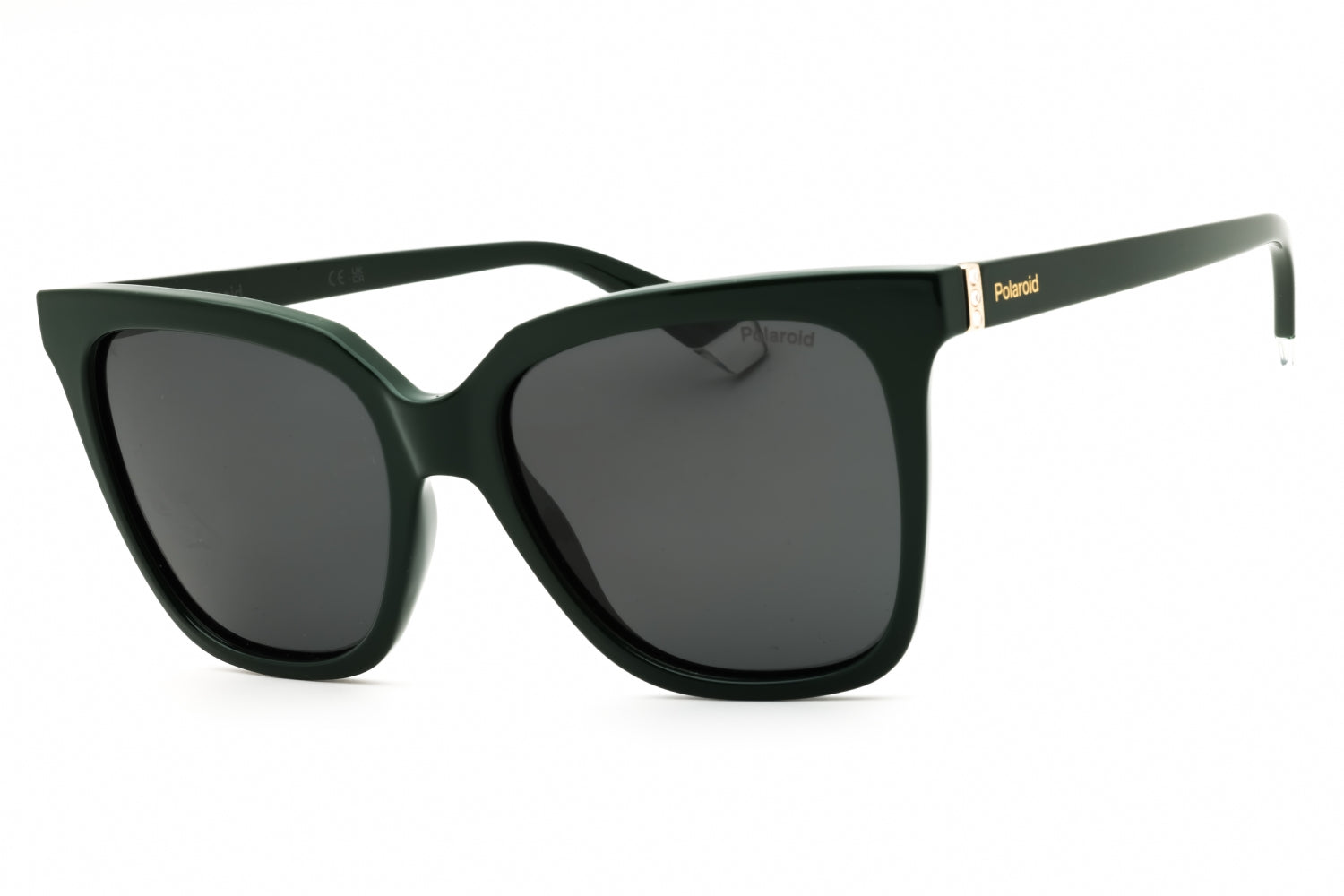 Polaroid Core PLD4155SX Polarized Rectangular Sunglasses — Green by Polaroid Core