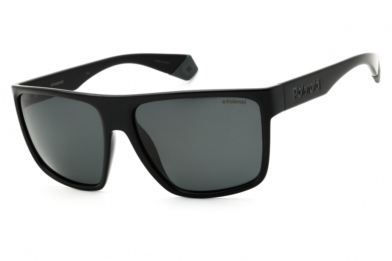 Polaroid Core PLD6076S Polarized Rectangular Sunglasses — Black by Polaroid Core