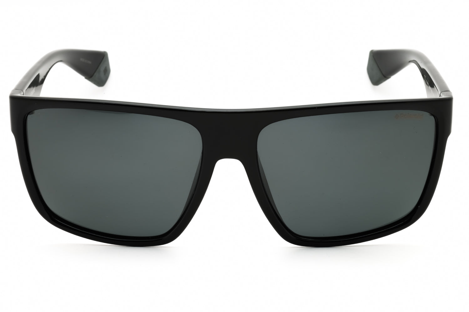 Polaroid Core PLD6076S Polarized Rectangular Sunglasses — Black, view 2