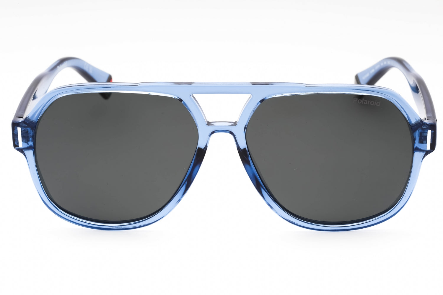 Polaroid Core PLD6193S Aviator-Style Polarized Sunglasses — Blue, view 2