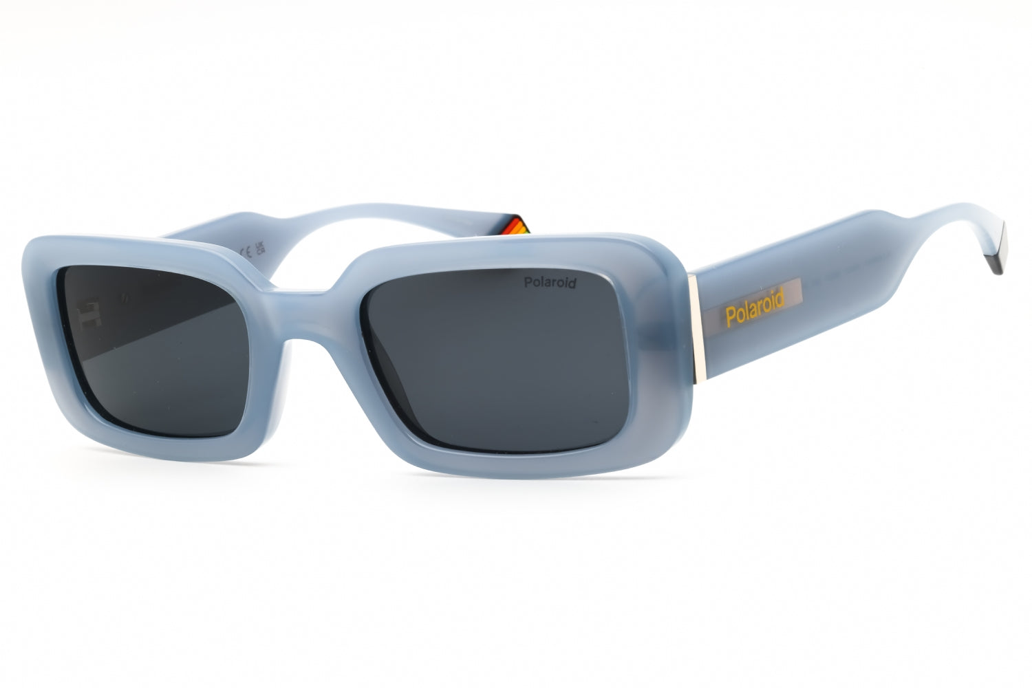 Polaroid Core PLD6208SX Polarized Rectangular Sunglasses — Blue by Polaroid Core