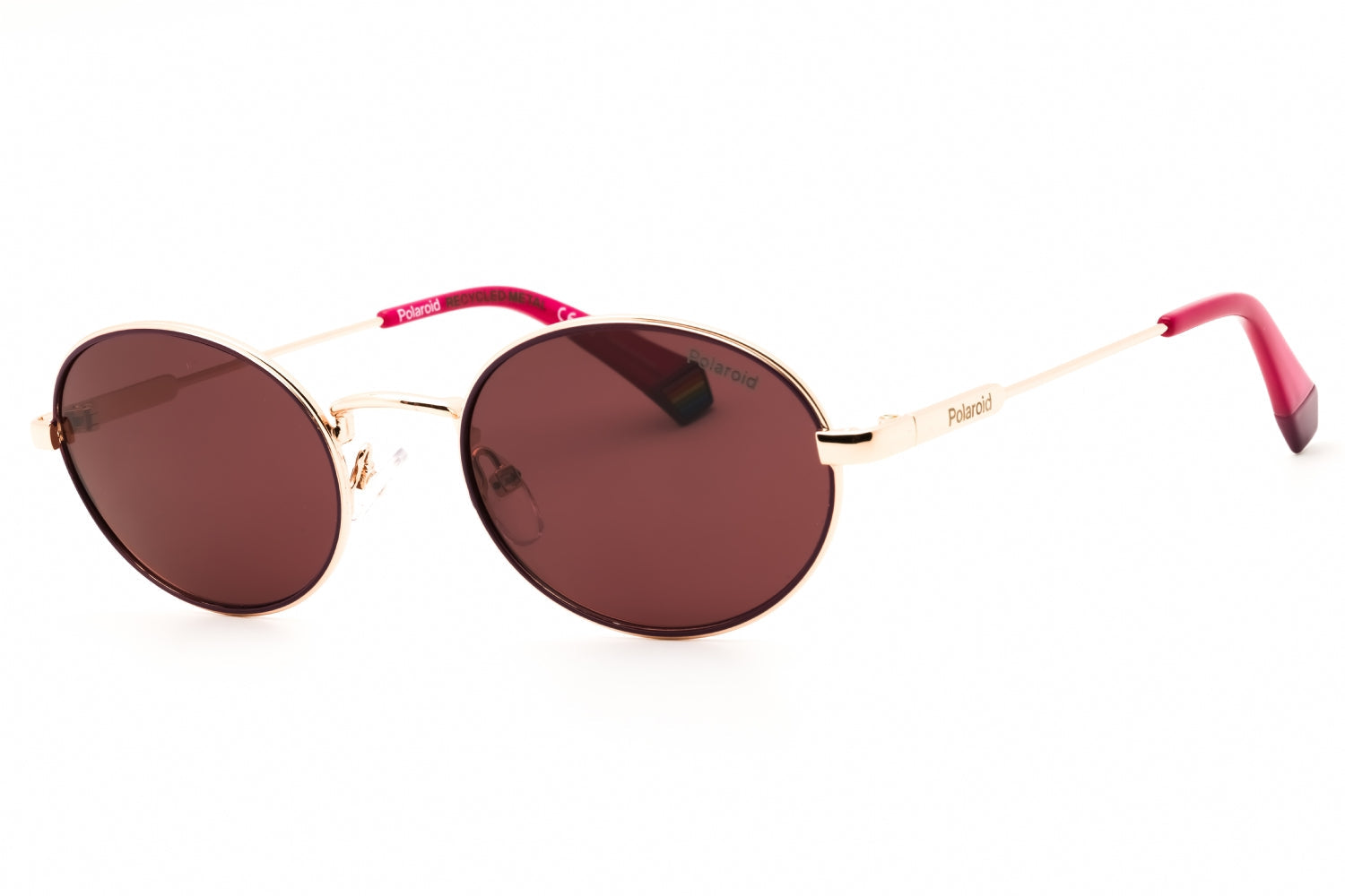 Polaroid Core PLD6228SX Polarized Round Sunglasses — Gold by Polaroid Core