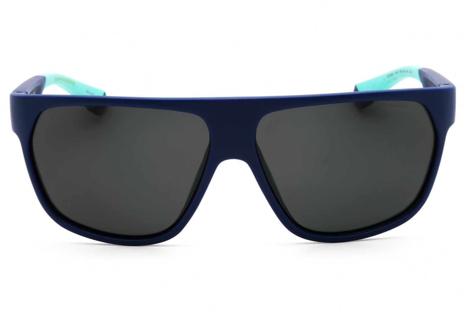 Polaroid Core PLD7053S Polarized Rectangle Sunglasses — Blue, view 2