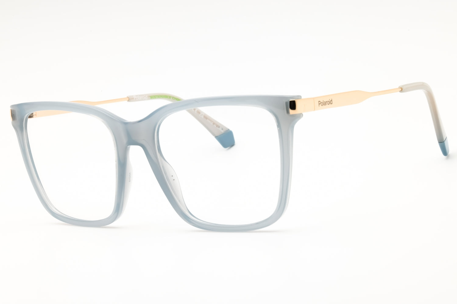 Polaroid Core PLDD528 Rectangular Frame Eyeglasses — Beige by Polaroid Core