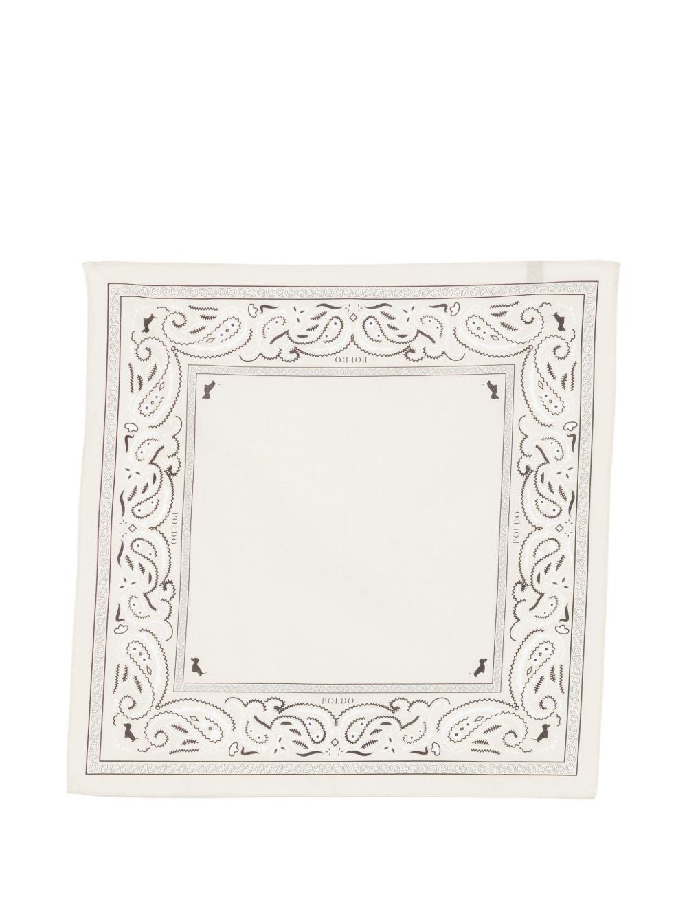 POLDO DOG COUTURE Paisley Bandana — Beige by Poldo Dog Couture