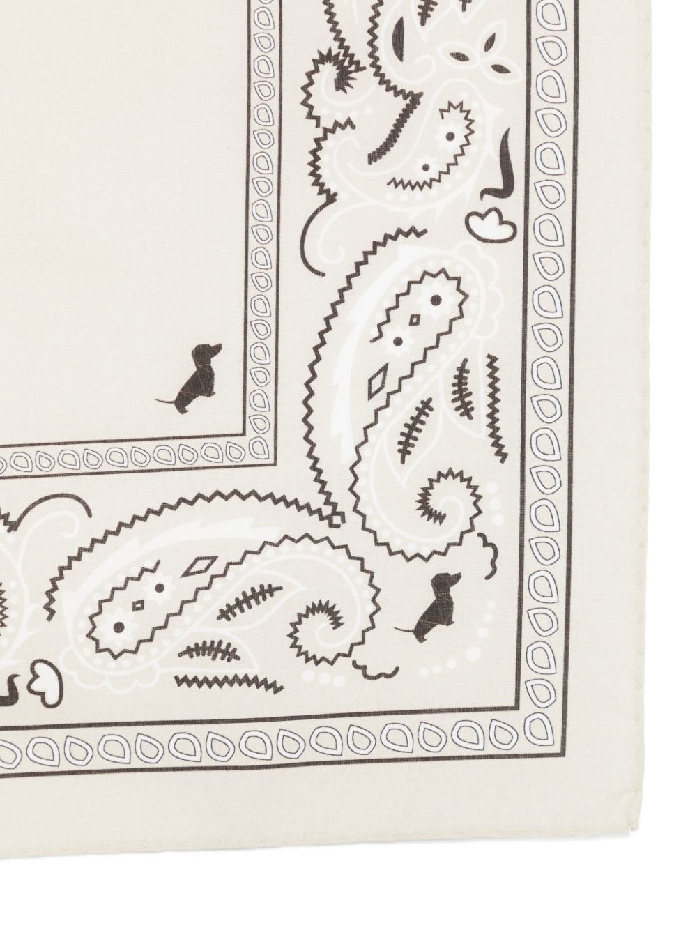 POLDO DOG COUTURE Paisley Bandana — Beige, view 2