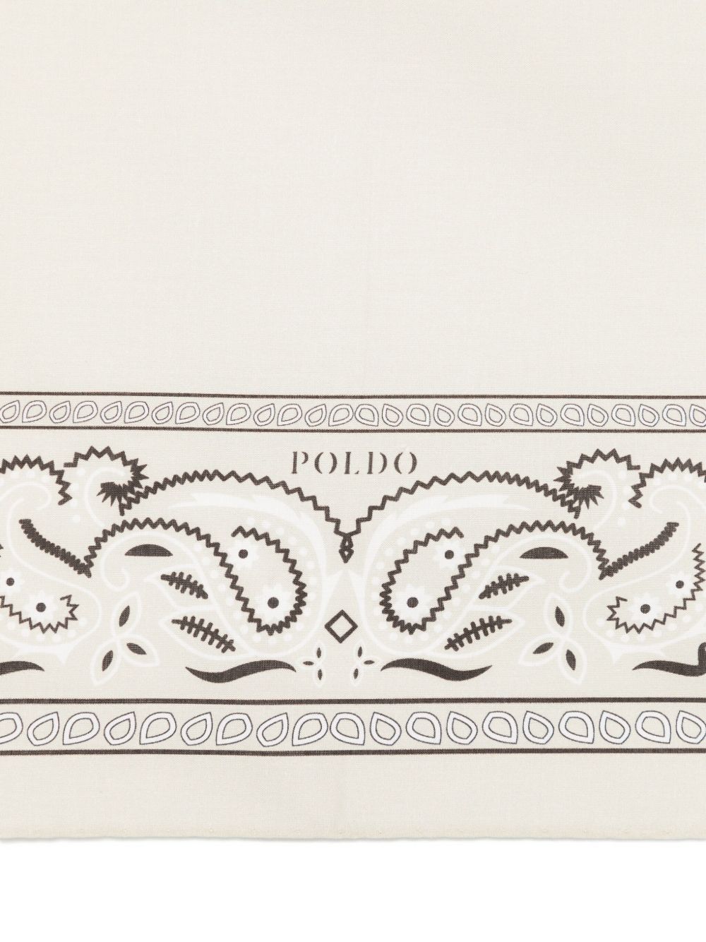 POLDO DOG COUTURE Paisley Bandana — Beige, view 3