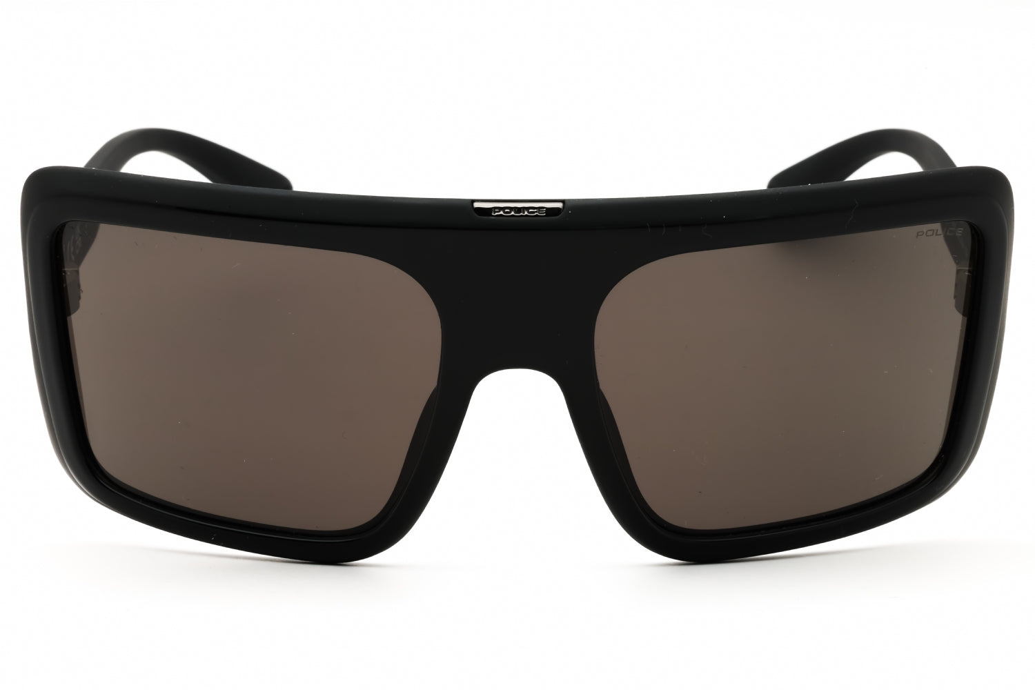 Police SPLF62M Oversized Square Sunglasses — Black, view 2