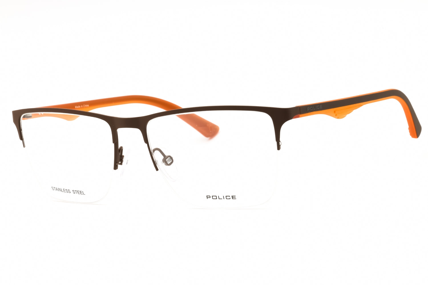 Police VPL398 Eyeglasses — Brown by Police