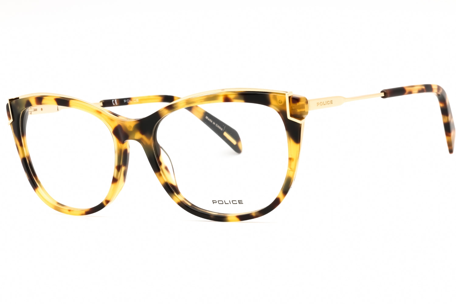 Police VPLA90 Tortoiseshell Cat-Eye Eyeglasses — Brown by Police