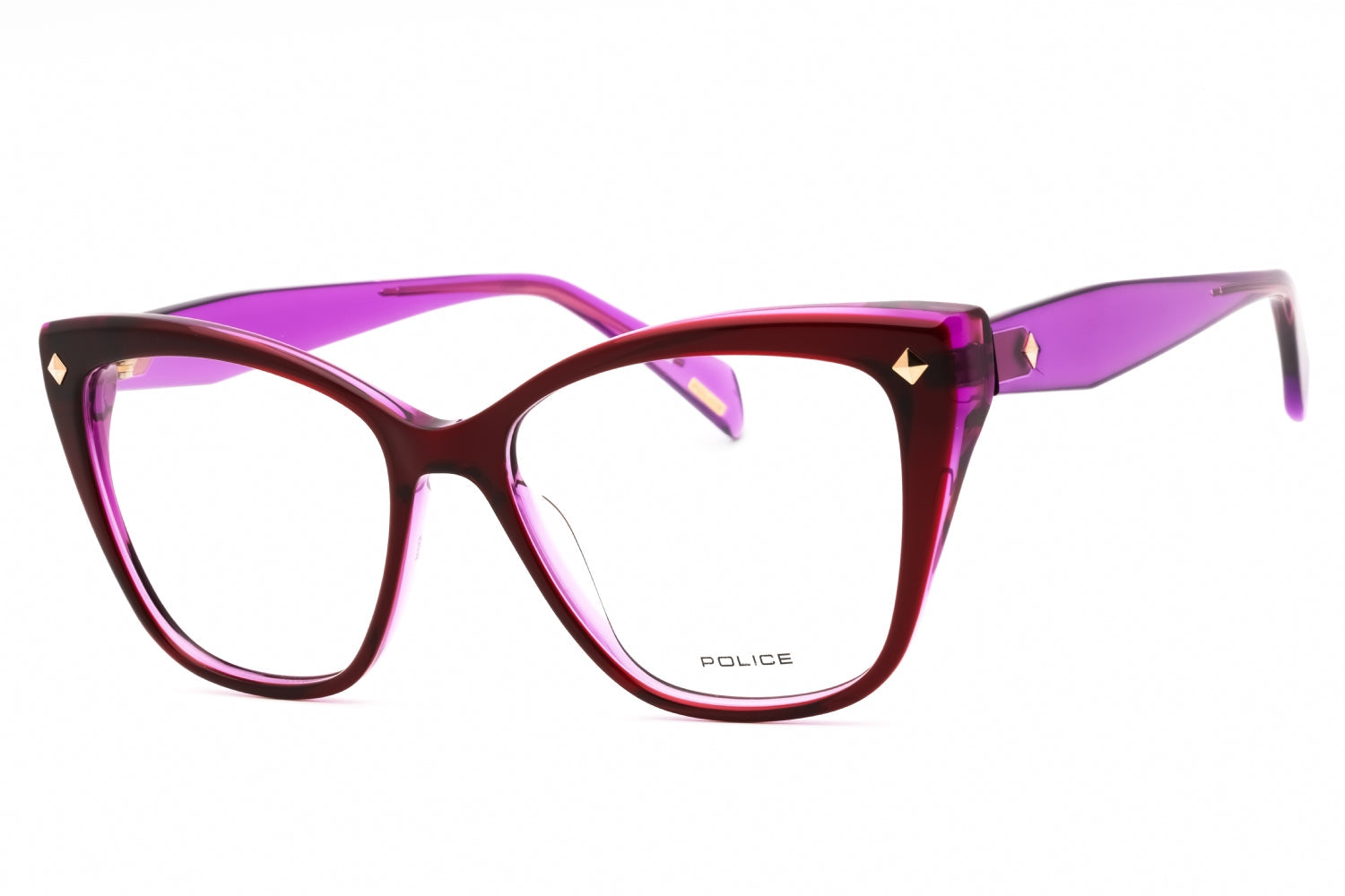 Police VPLM03 Cat-Eye Acetate Eyeglasses — Purple by Police
