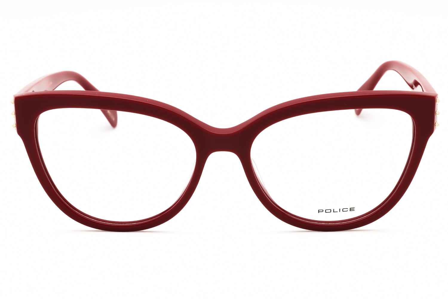 Police VPLM05 Cat Eye Acetate Eyeglasses — Red, view 2