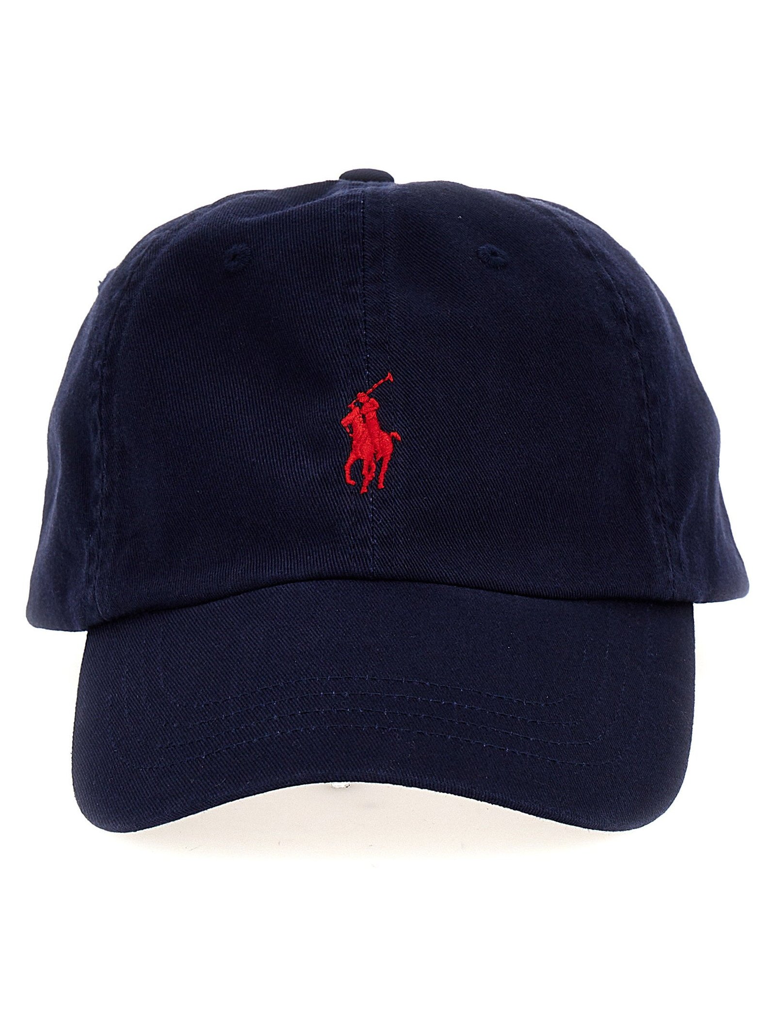 Polo Ralph Lauren Logo-Embroidered Cotton Baseball Cap — Navy by Polo Ralph Lauren