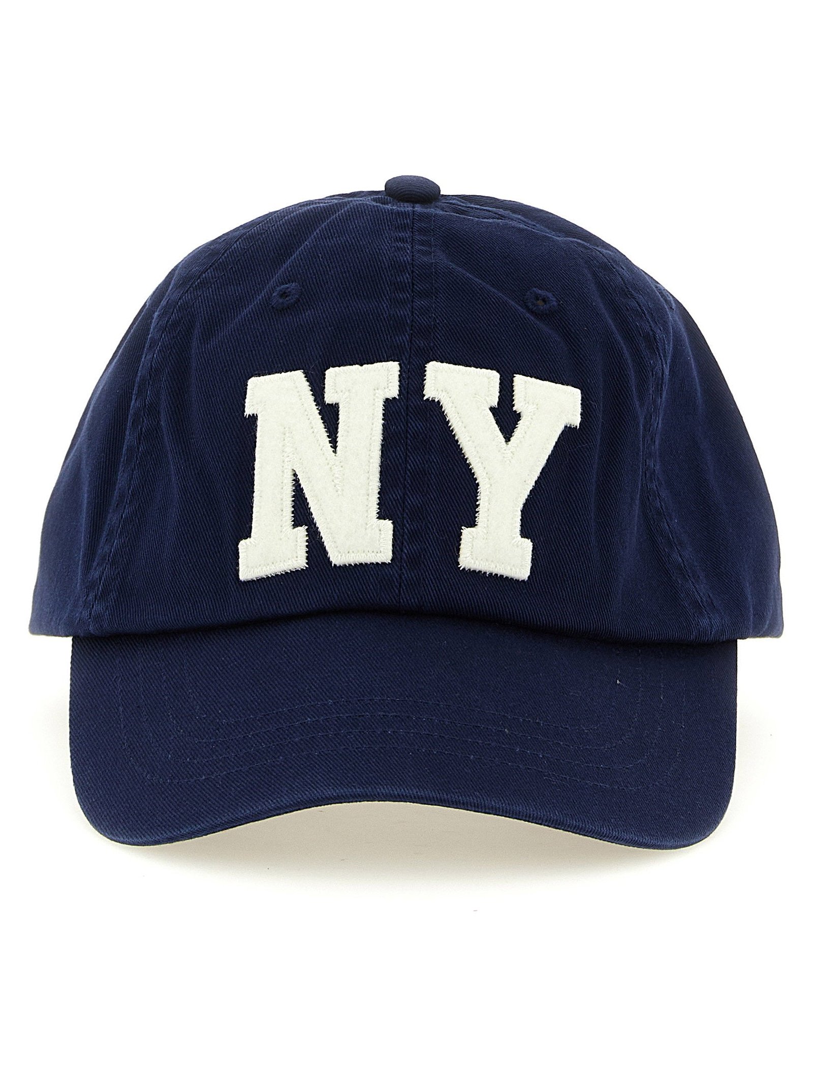 Polo Ralph Lauren NY Embroidered Baseball Cap — Navy by Polo Ralph Lauren