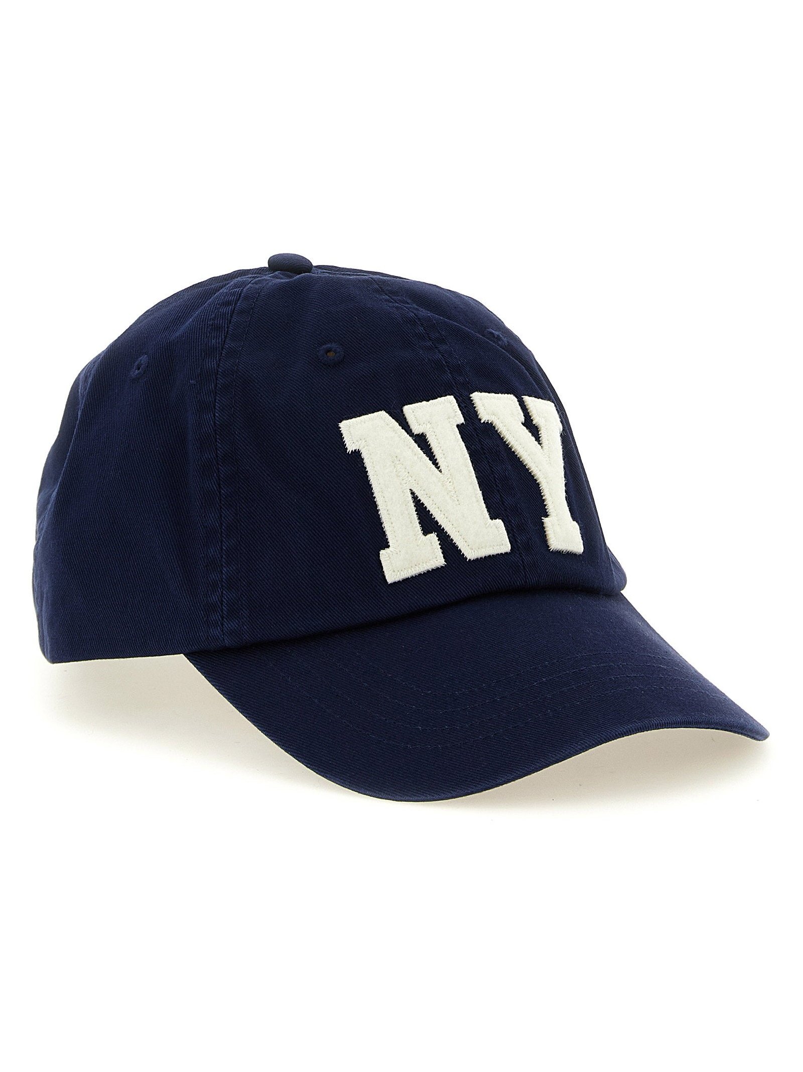 Polo Ralph Lauren NY Embroidered Baseball Cap — Navy, view 2