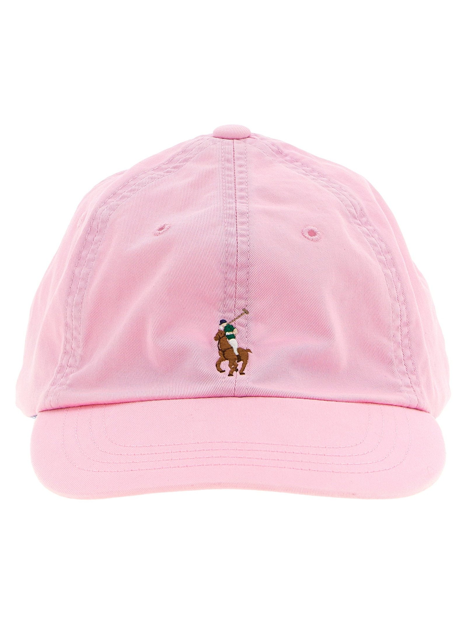 Polo Ralph Lauren Stretch Twill Baseball Cap — Pink by Polo Ralph Lauren