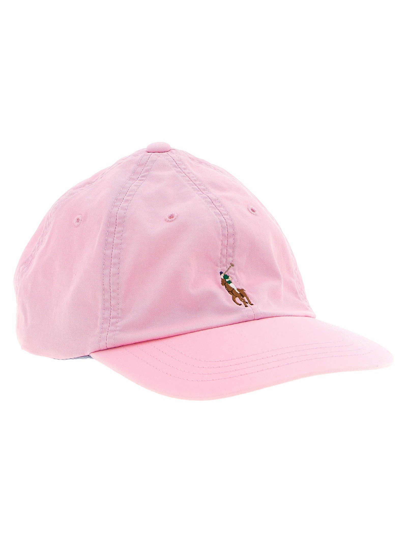 Polo Ralph Lauren Stretch Twill Baseball Cap — Pink, view 2