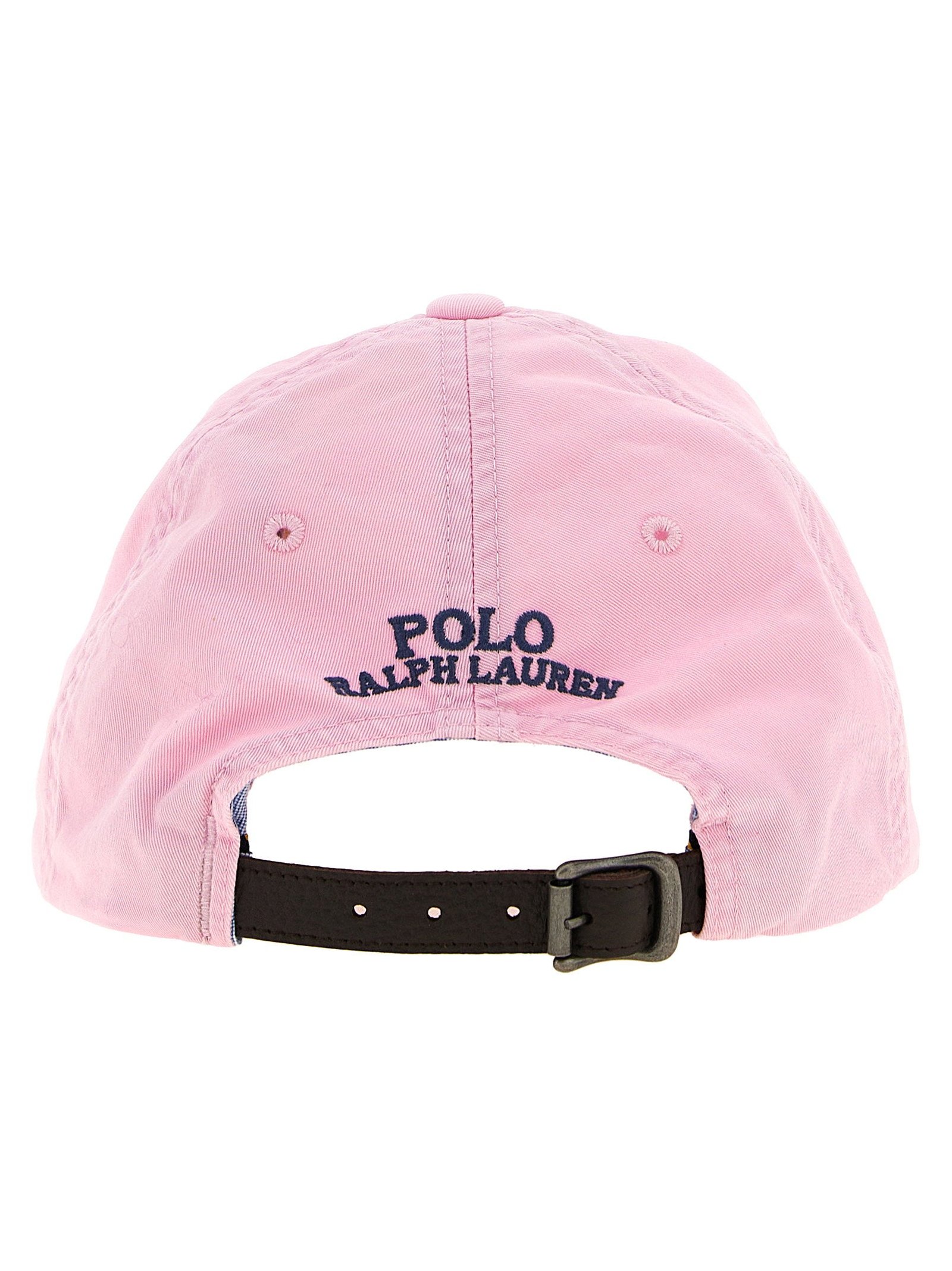 Polo Ralph Lauren Stretch Twill Baseball Cap — Pink, view 3