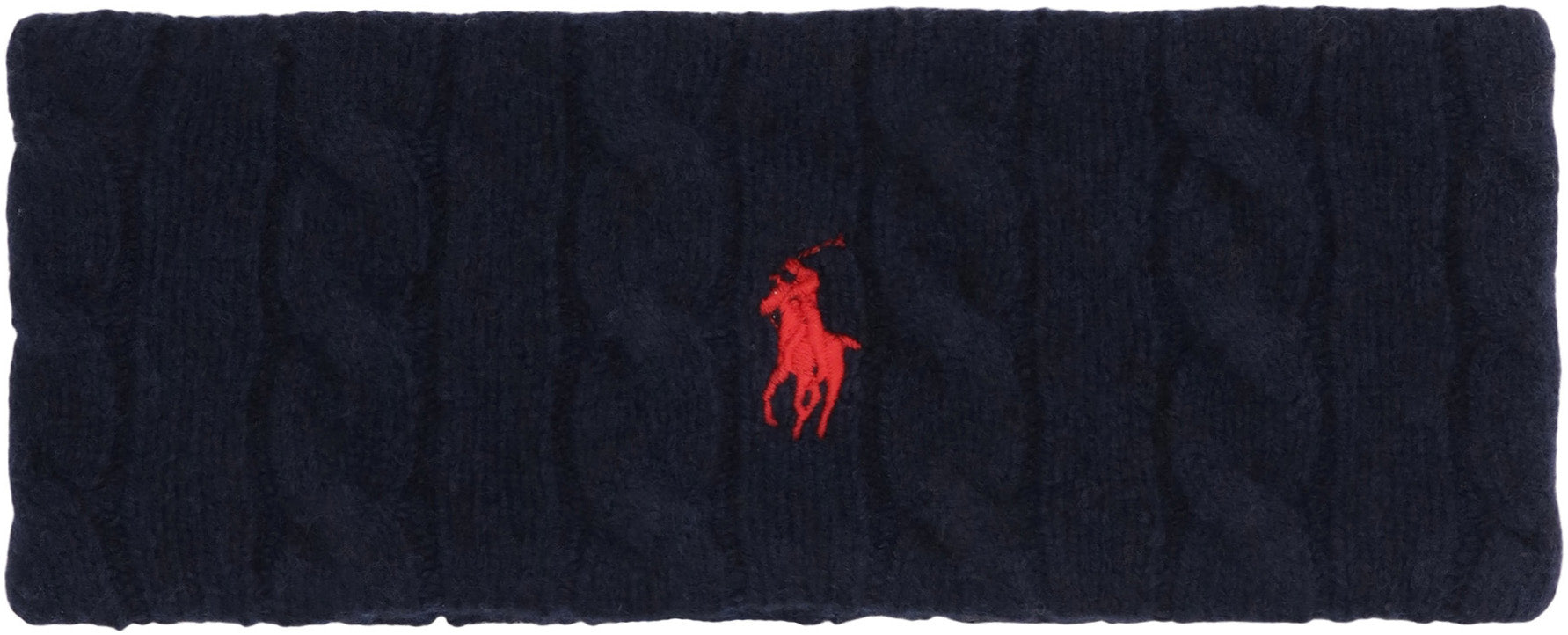 Polo Ralph Lauren Wool-Cashmere Knit Headband — Navy, view 2