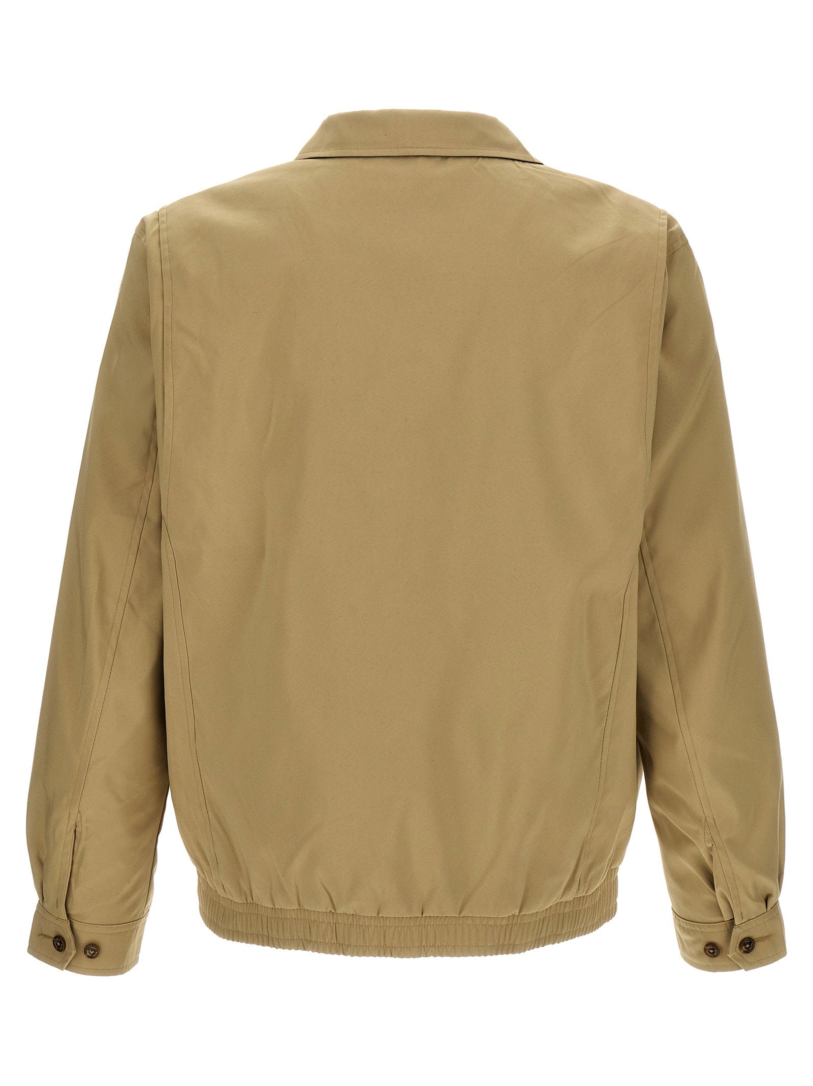 Polo Ralph Lauren Logo-Embroidered Harrington Jacket — Beige, view 2