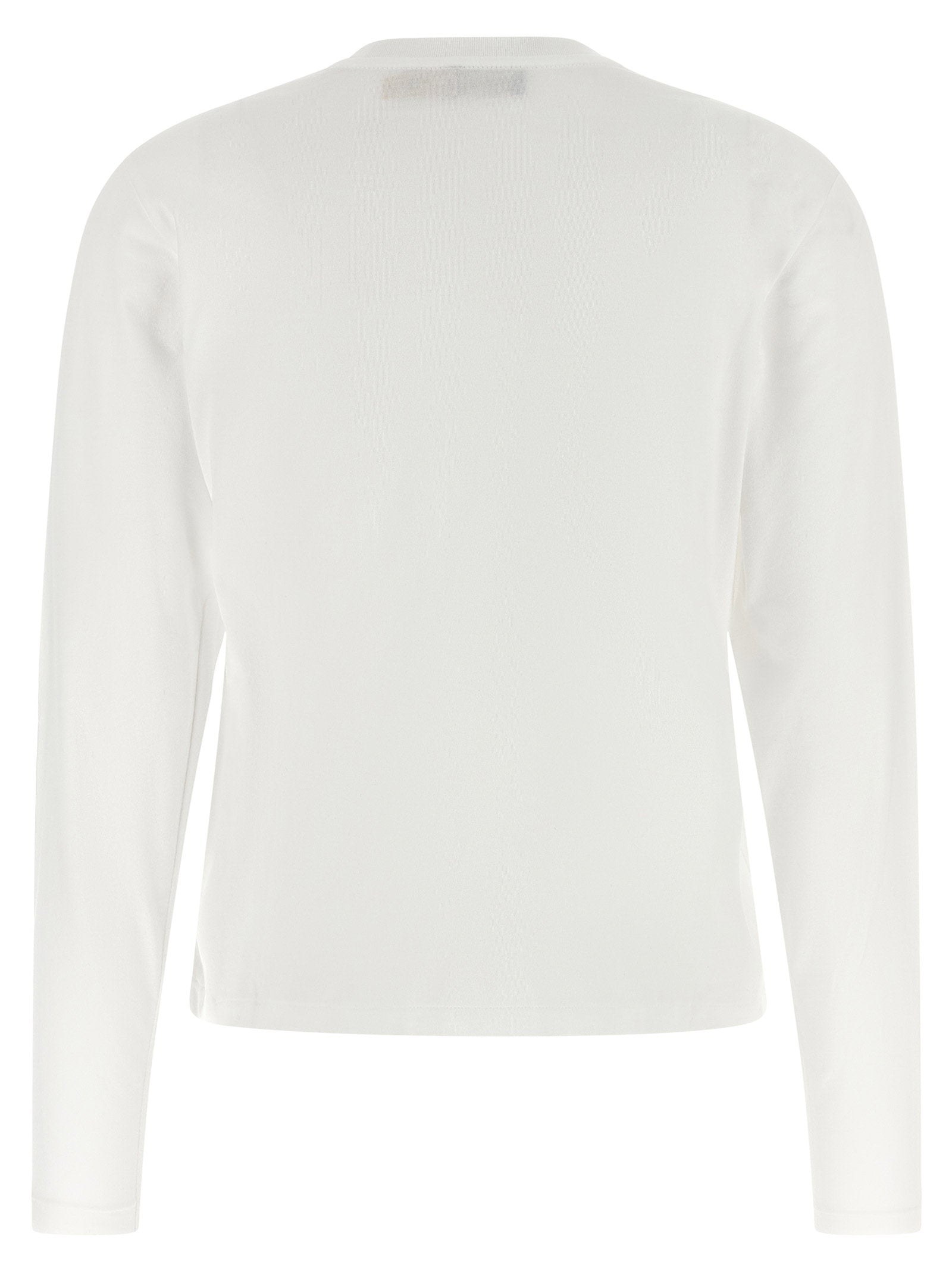 Polo Ralph Lauren Logo-Embroidered Cotton Long-Sleeve T-shirt — White, view 2