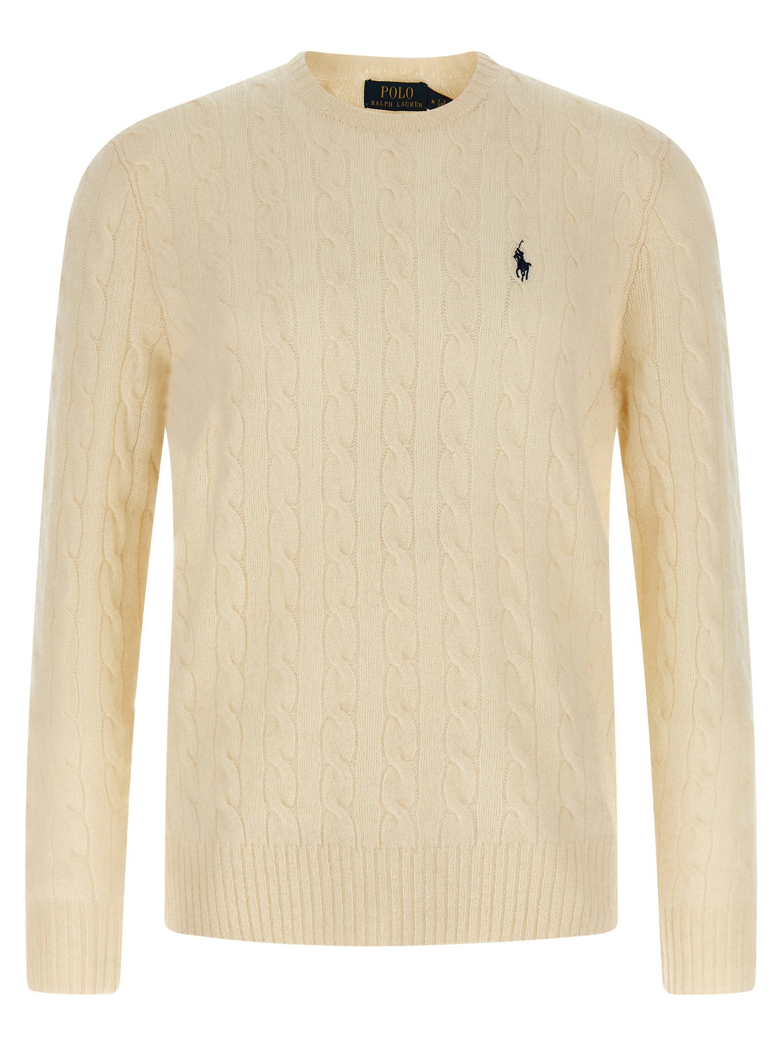 Polo Ralph Lauren Cable-Knit Wool and Cashmere Sweater — Cream by Polo Ralph Lauren