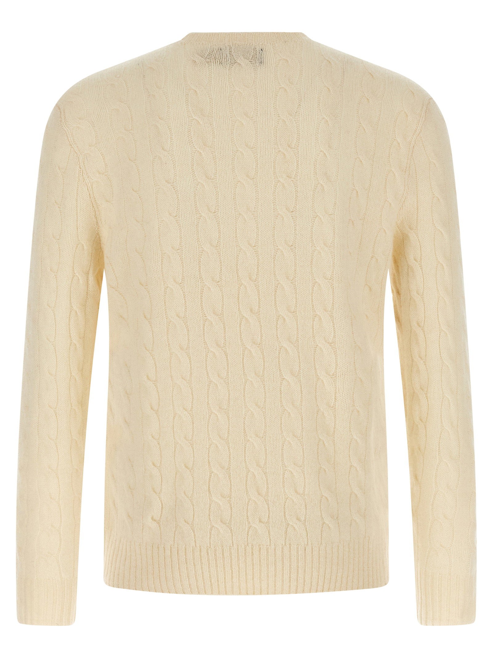 Polo Ralph Lauren Cable-Knit Wool and Cashmere Sweater — Cream, view 2